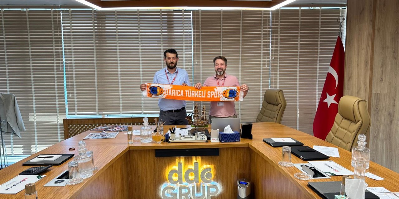 Türkelispor Başkanı Yılmaz’dan DDC Grup Başkanı Öztürk’e ziyaret