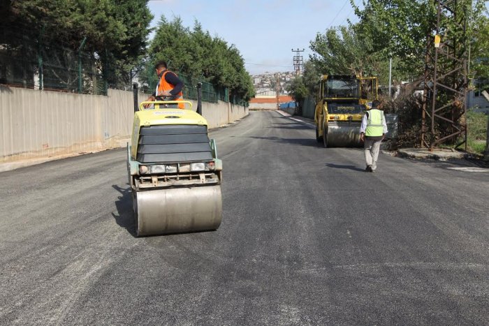 Gebze’de asfalt çalışmaları