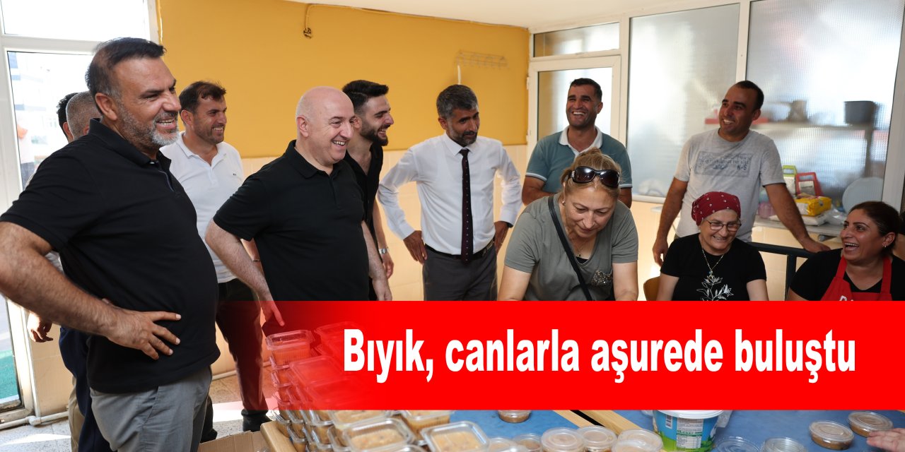 Bıyık, canlarla aşurede buluştu