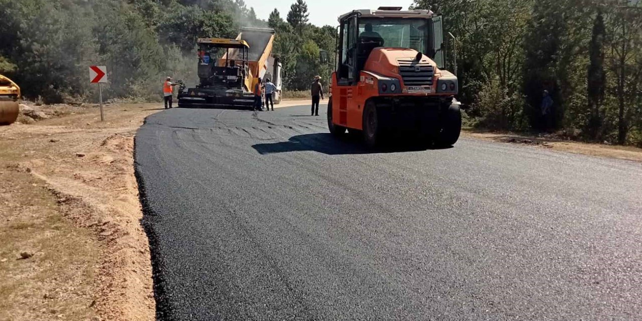 Derince’de köylere giden ulaşım ağı yenileniyor