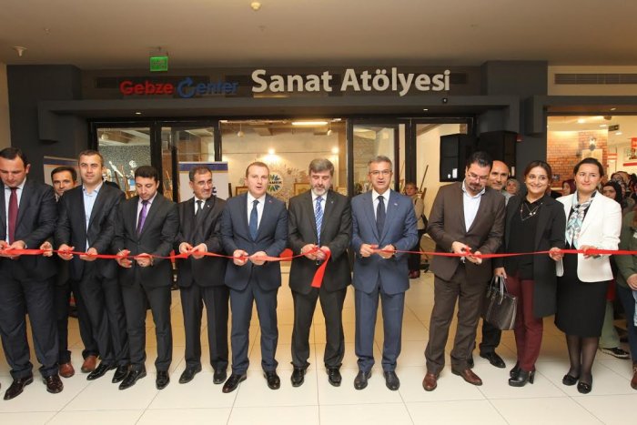 GESMEK Sanat Atölyesi sergisi açıldı