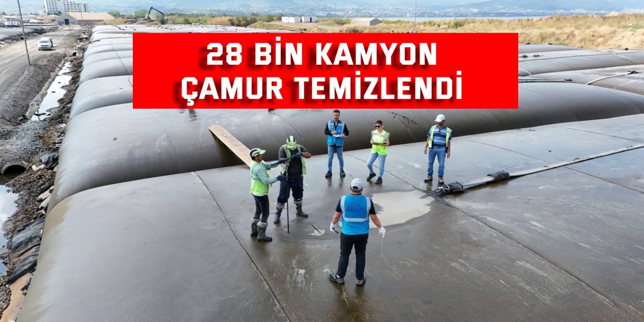 28 bin kamyon  çamur temizlendi