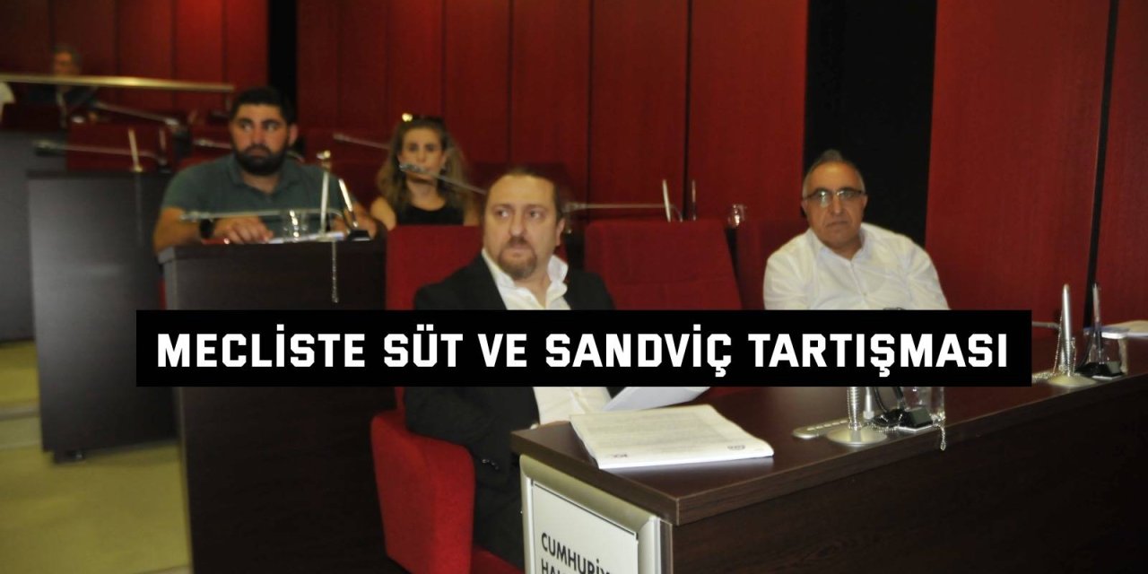 Mecliste süt ve sandviç tartışması