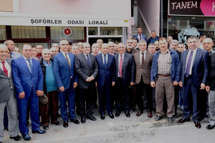 Esnaf temsilcileriyle buluştular