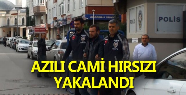 Cami hırsızları yakalandı