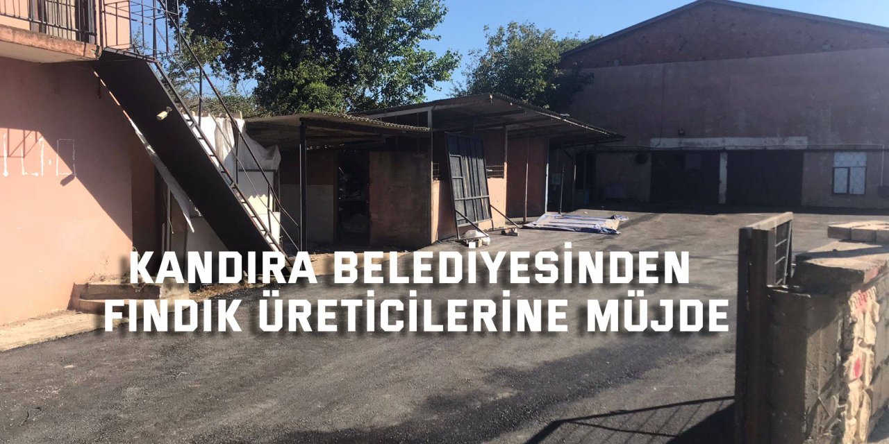 Kandıra Belediyesinden fındık üreticilerine müjde