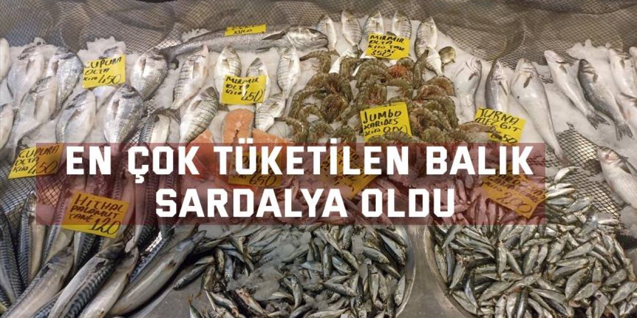 En çok tüketilen balık sardalya oldu