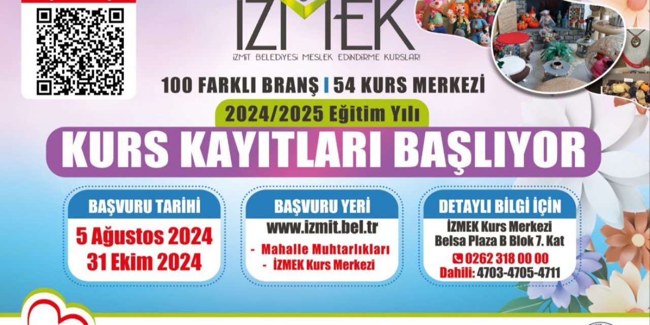 İZMEK’te yeni kayıt dönemi başladı