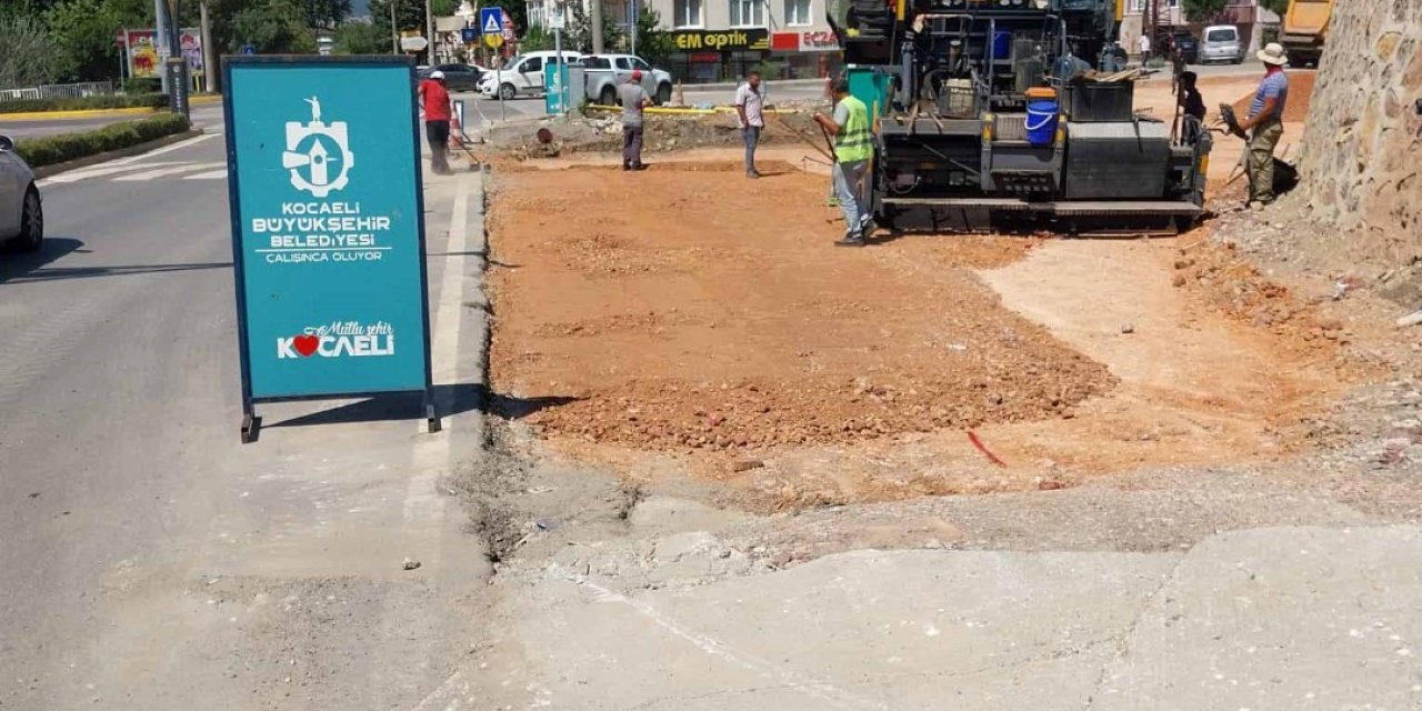 Hastaneye çevre düzenlemesi ve kavşak