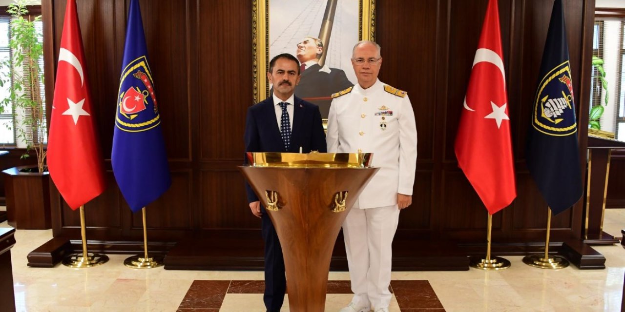 Vali Aktaş’tan Donanma Komutanına Ziyaret