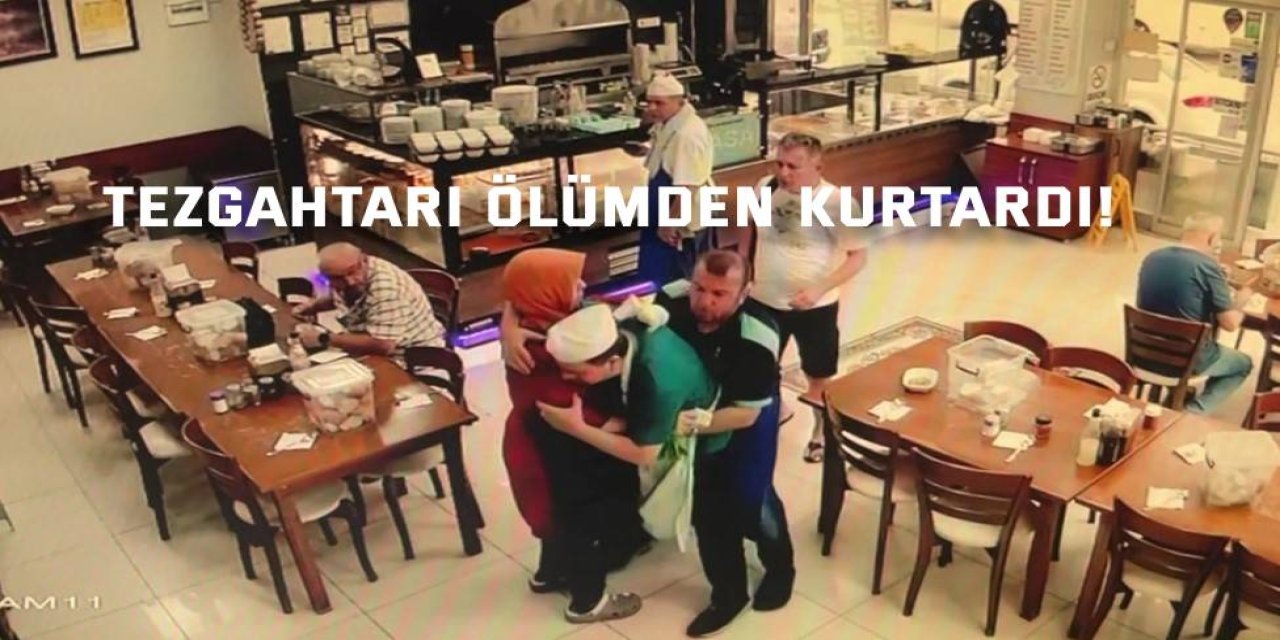 Tezgahtarı ölümden kurtardı!