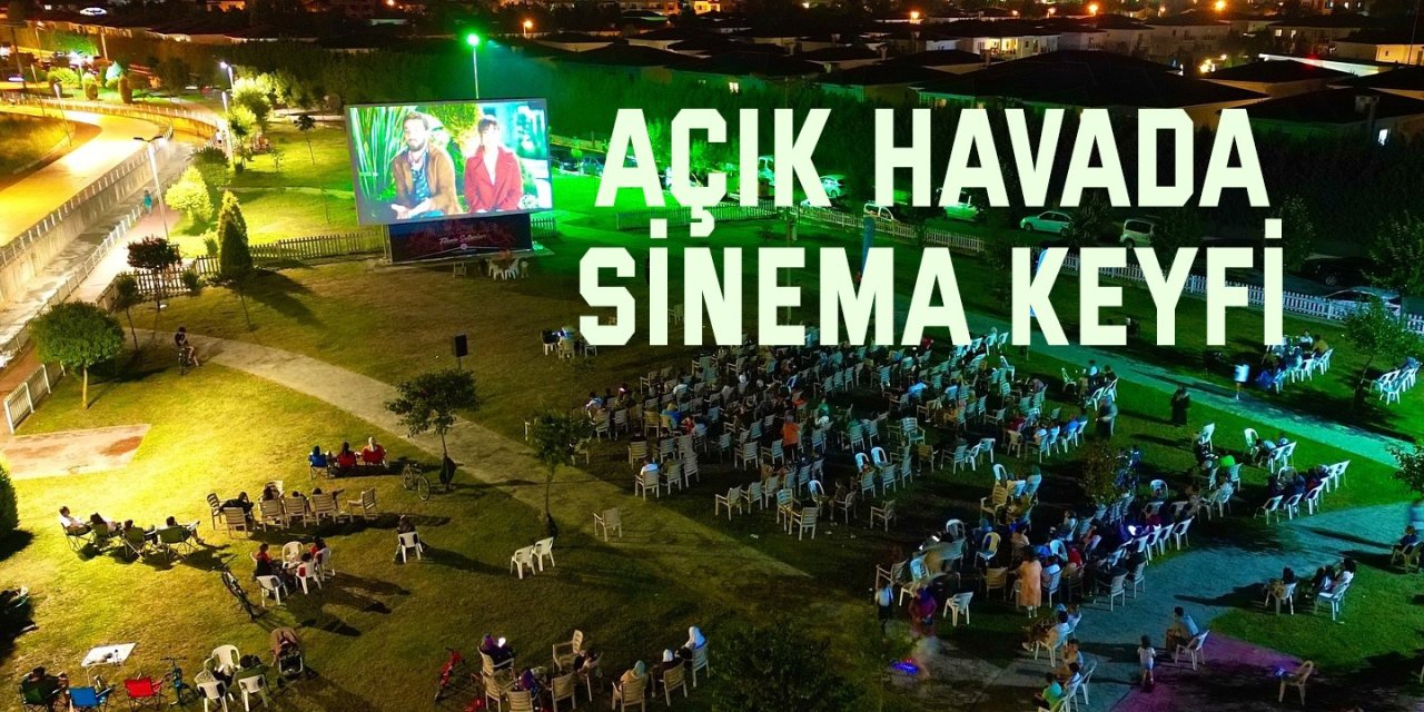 Açık havada sinema keyfi