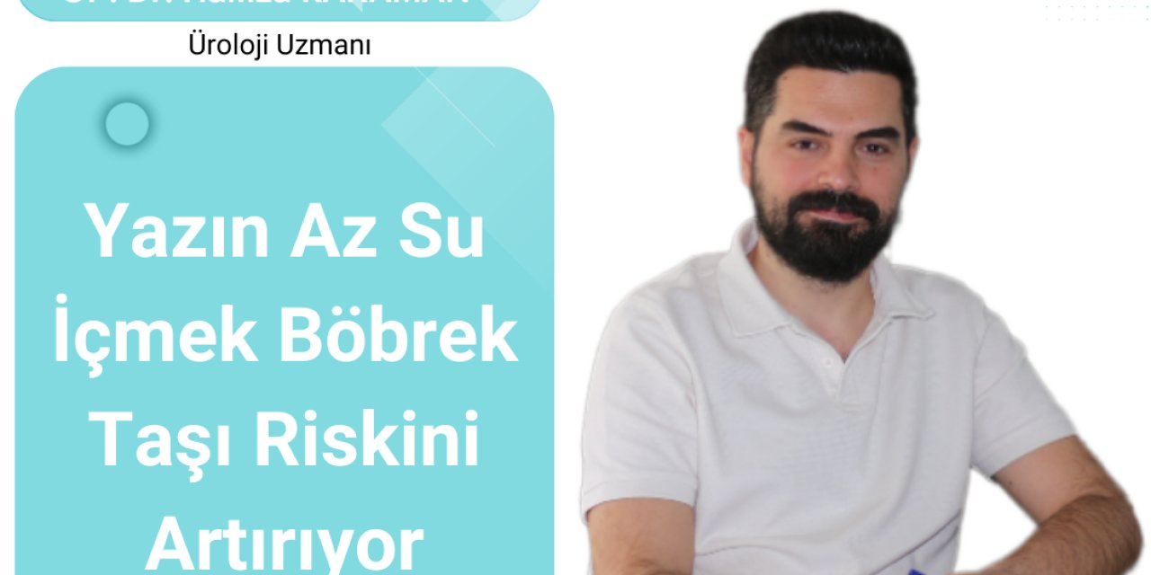 Az su içmek böbrek taşı riskini artırıyor