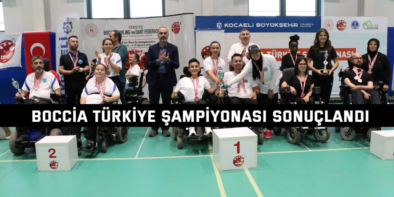 Boccia Türkiye Şampiyonası sonuçlandı