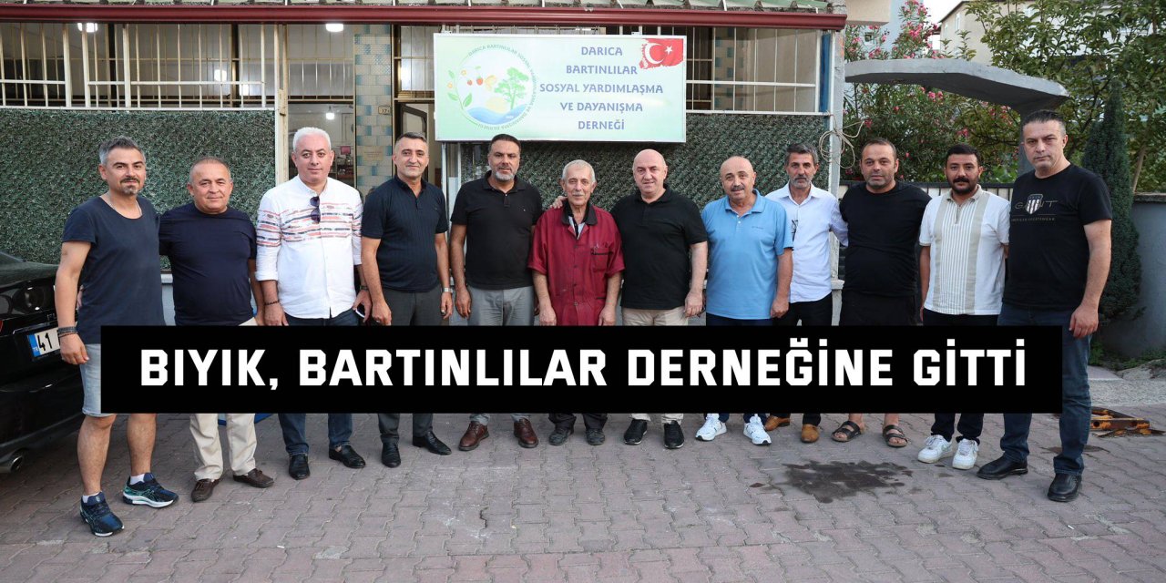 Bıyık, Bartınlılar  Derneğine gitti