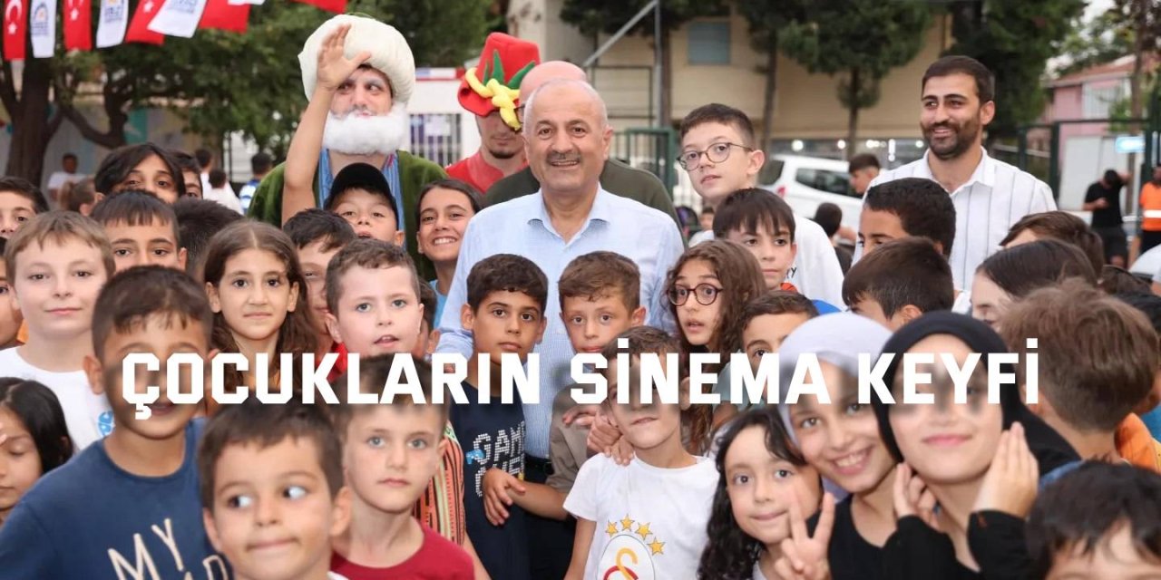 Çocukların sinema keyfi