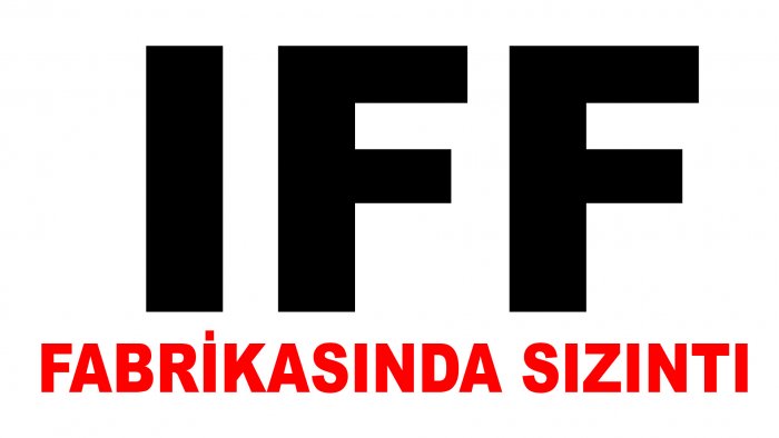 IFF fabrikasında sızıntı yaşandı