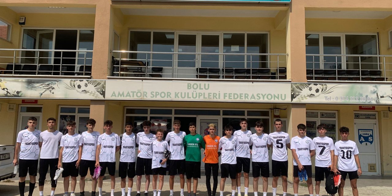 Trakyaspor U16 takımı Bolu’da kamp yaptı