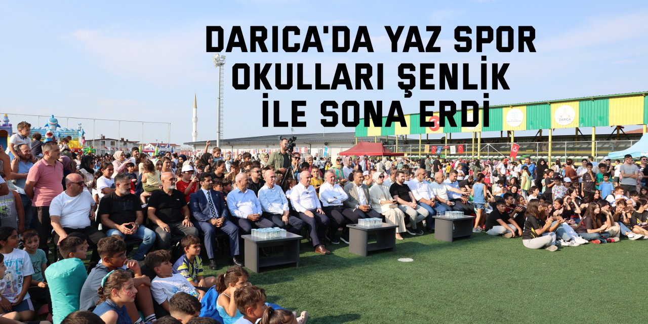 Darıca'da yaz spor okulları şenlik ile sona erdi