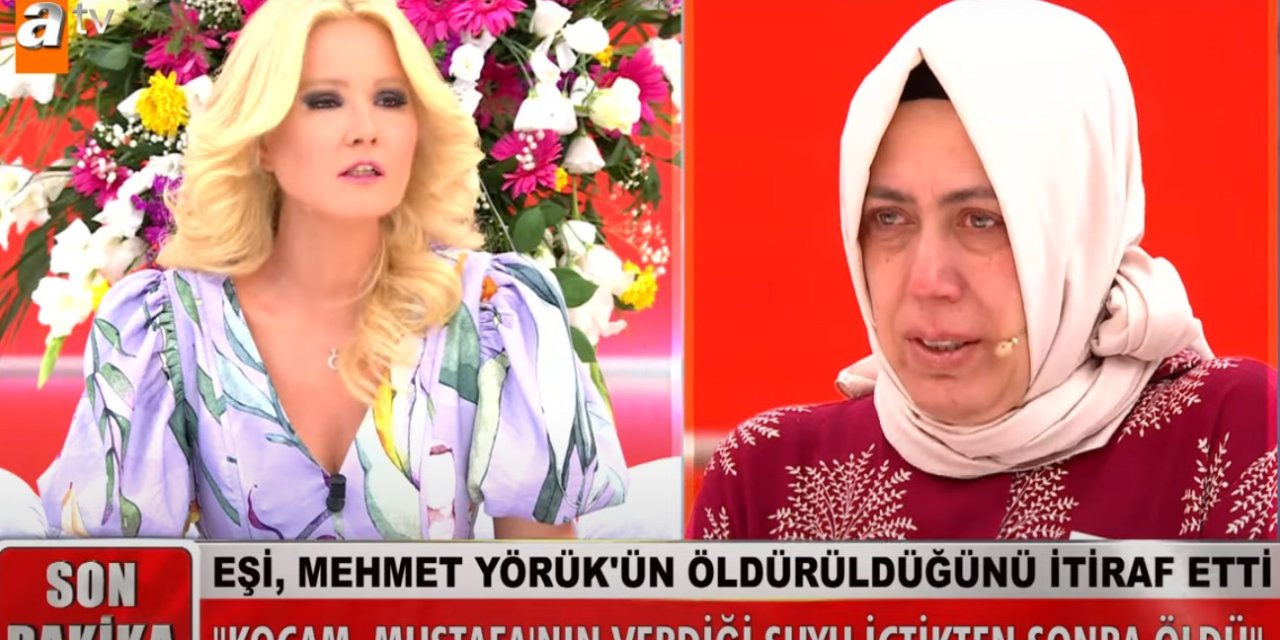 Canlı yayında cinayeti itiraf etti