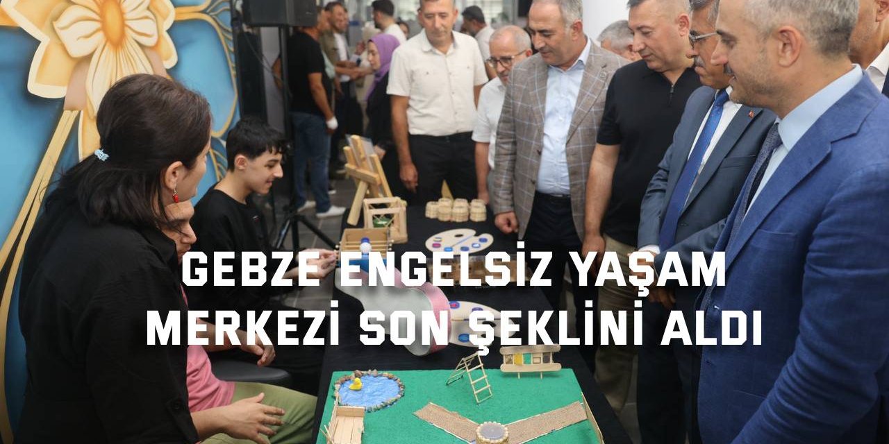 Engelsiz yüreklerin  eserleri sergilendi