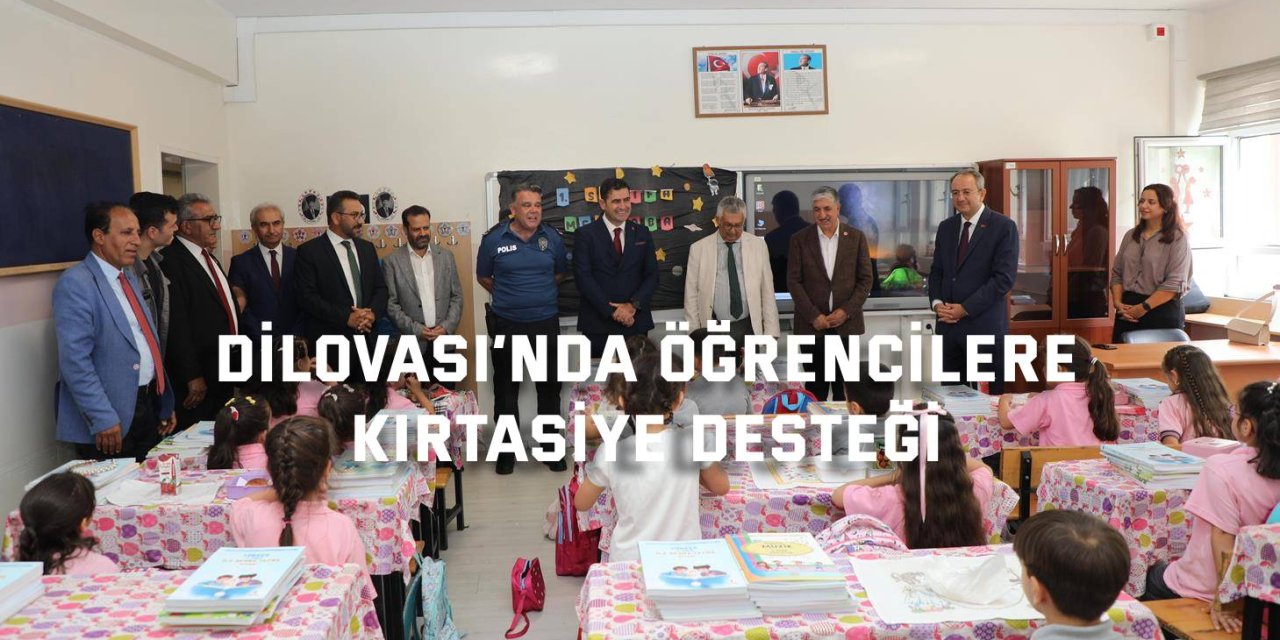 Dilovası’nda Öğrencilere Kırtasiye Desteği