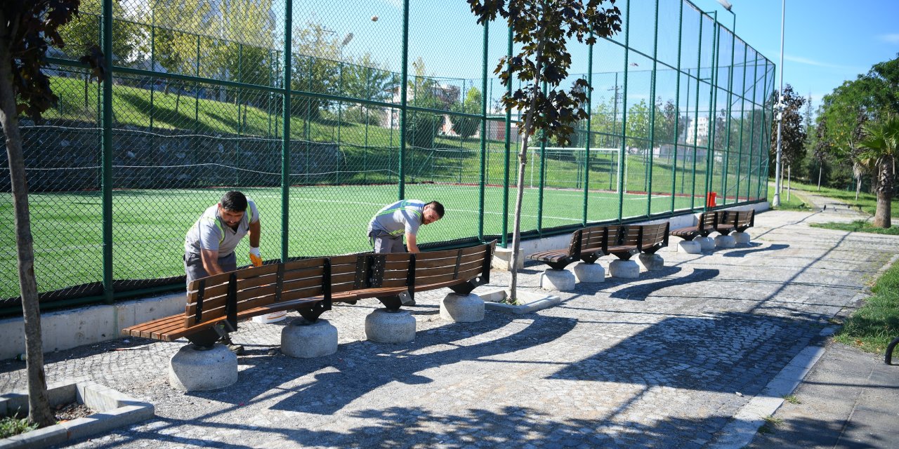 Mesire alanları ve parklarda bakım çalışması