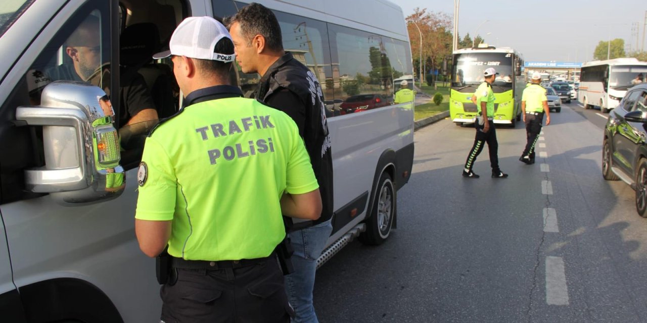 Öğrenci servislerine sıkı denetim: 46 servise ceza