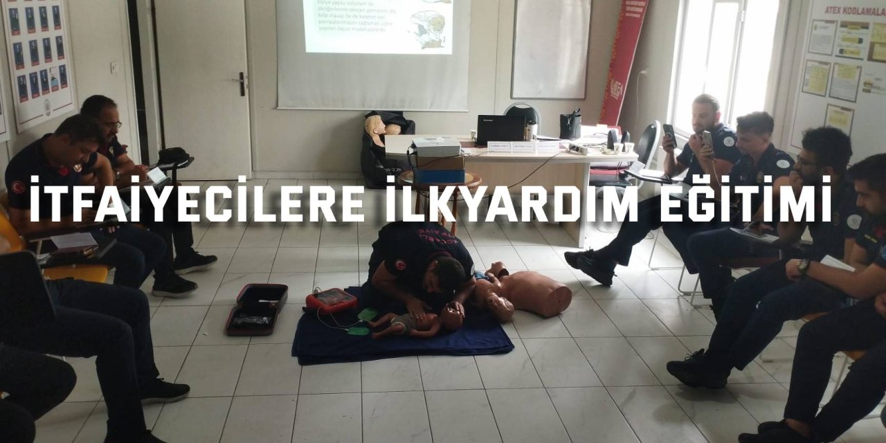 İtfaiyecilere ilkyardım eğitimi