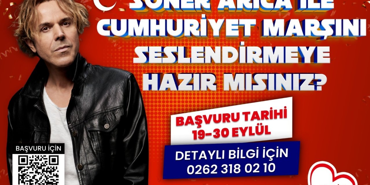 Soner Arıca ile birlikte Cumhuriyet  Marşını seslendirmeye var mısınız?