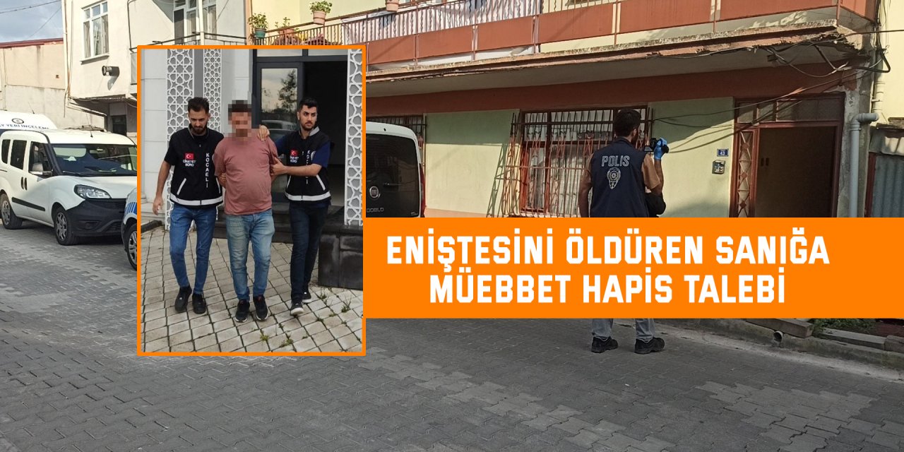 Eniştesini öldüren sanığa müebbet hapis talebi