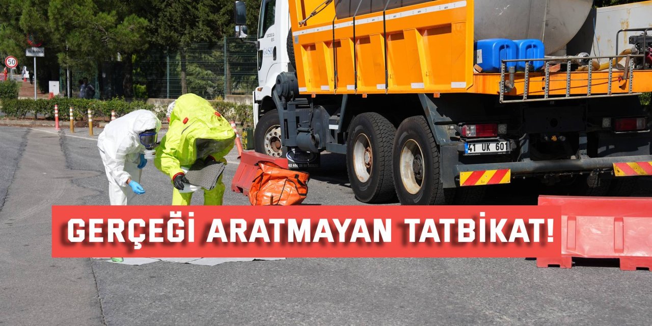 Gerçeği aratmayan tatbikat!