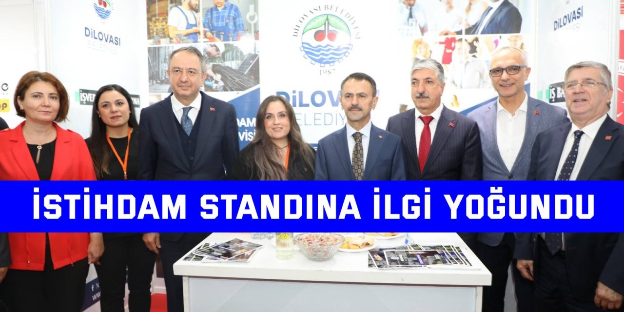 İstihdam standına ilgi yoğundu