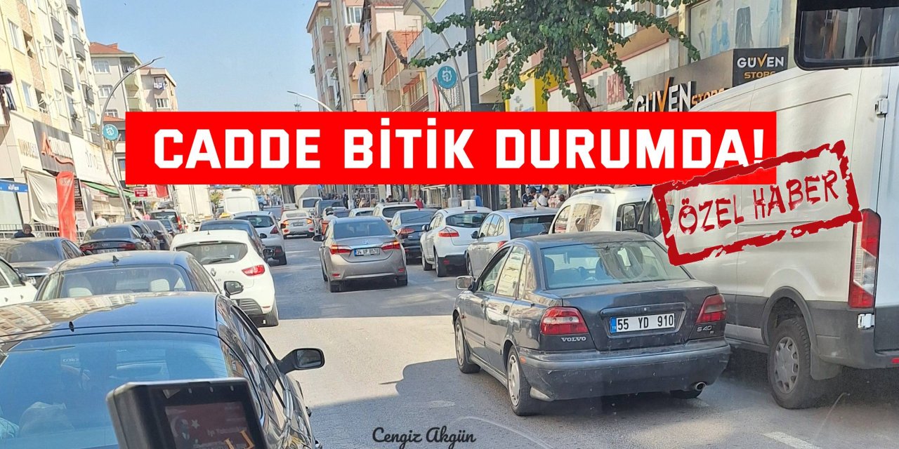 Cadde bitik durumda!