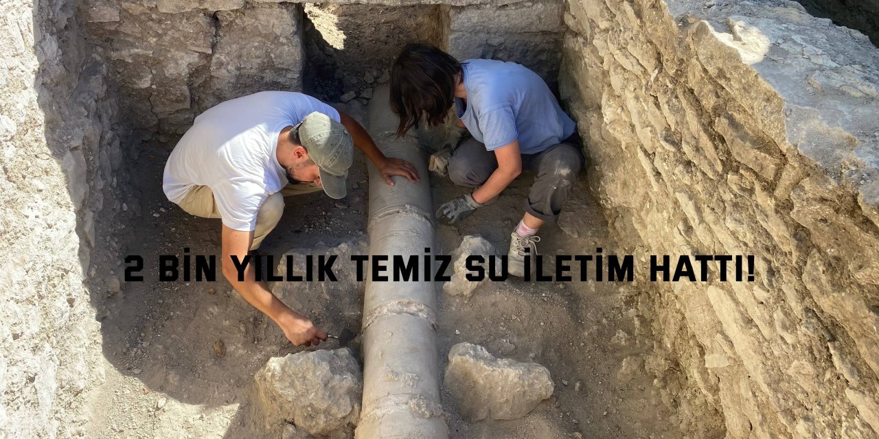 2 bin yıllık temiz  su iletim hattı!