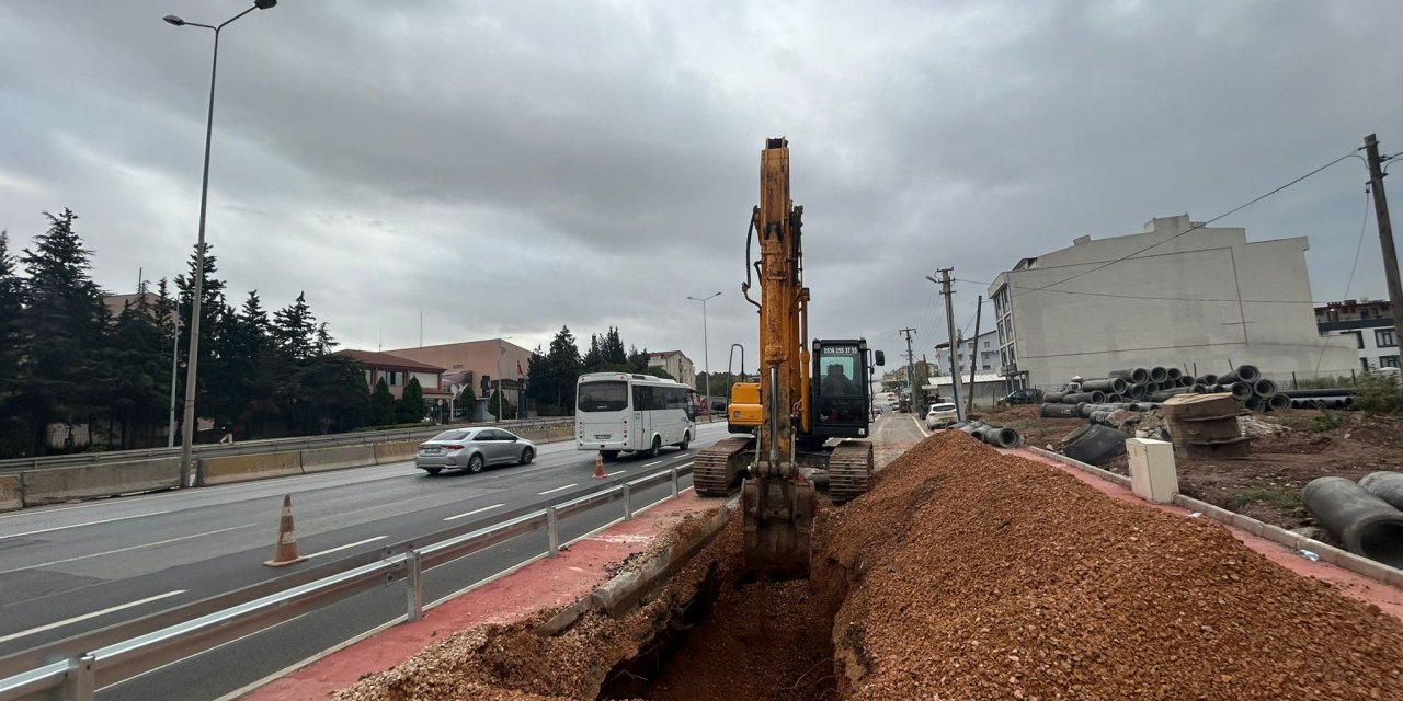 İSU’dan yağmur suyu hattı