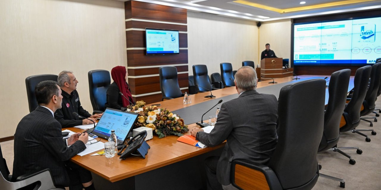 Vali Aktaş’a brifing verildi