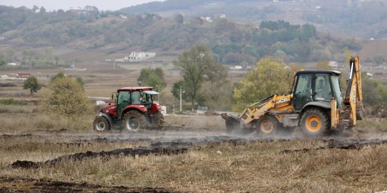 Boş araziler tarıma kazandırılıyor