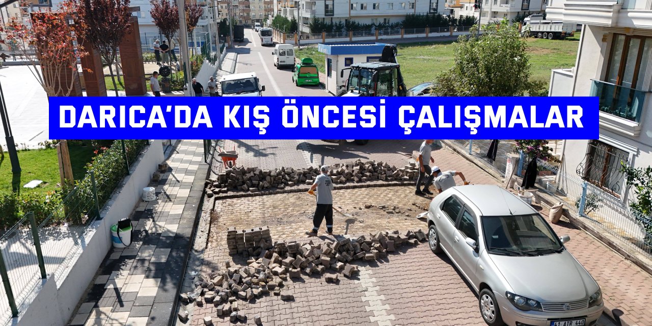 Darıca’da kış öncesi çalışmalar