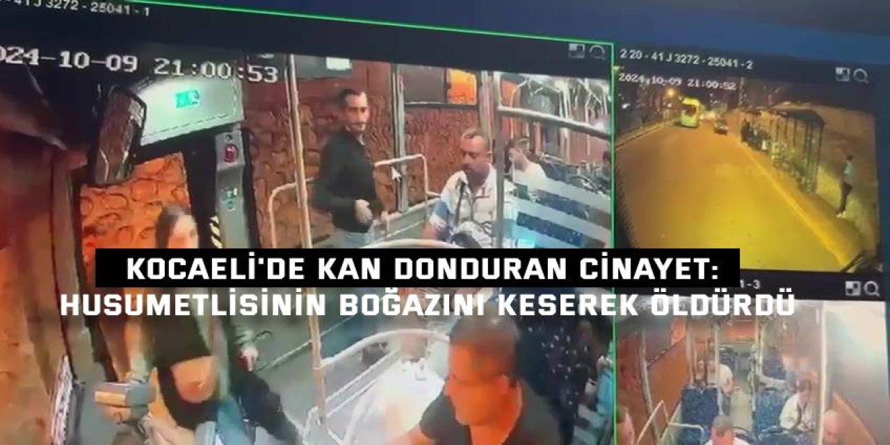 Kocaeli'de Kan Donduran Cinayet: Husumetlisinin Boğazını Keserek Öldürdü