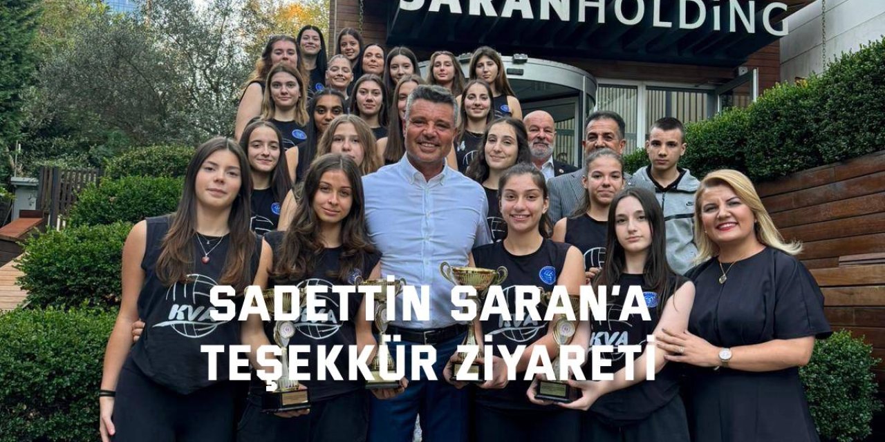 HÜRRİYET VE KOCAELİ VOLEYBOL AKADEMİ’DEN  Sadettin Saran’a  teşekkür ziyareti