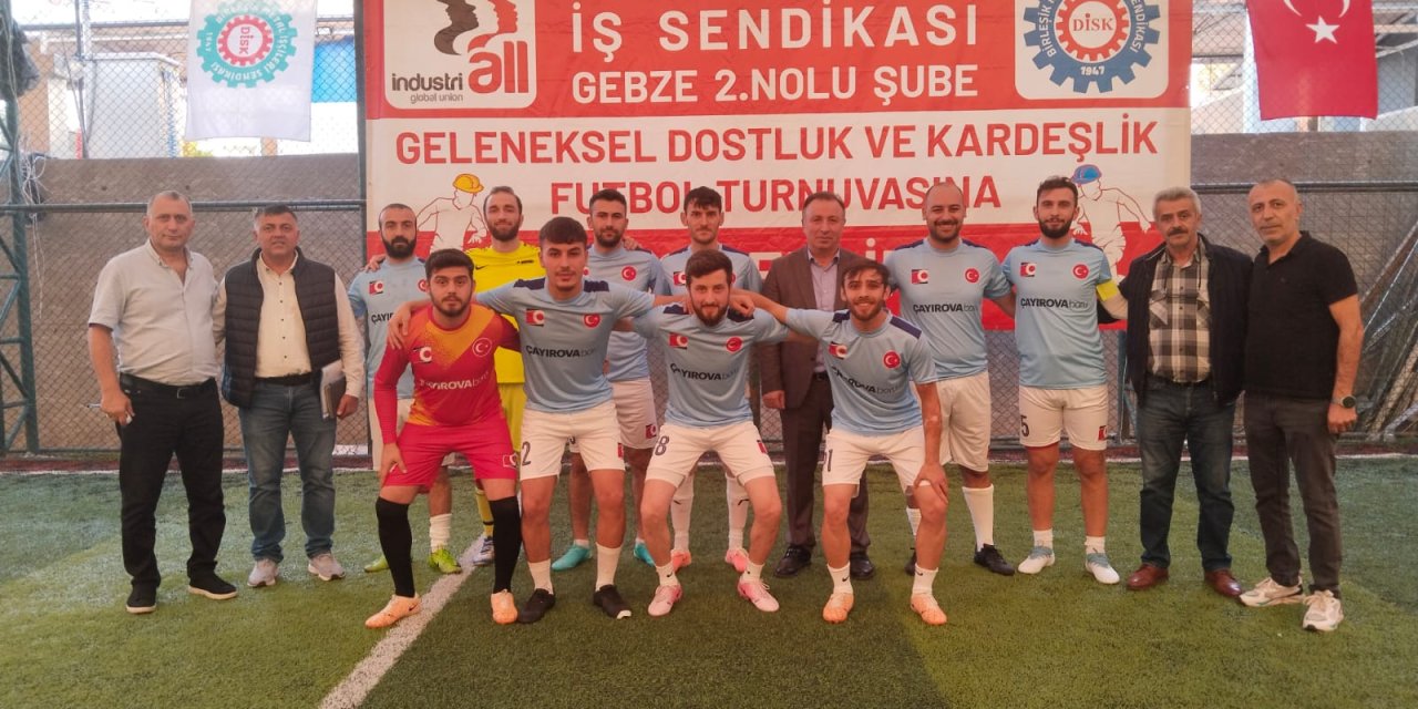 Birleşik Metal İş Sendikası Gebze 2 Nolu şubesi futbol turnuvası