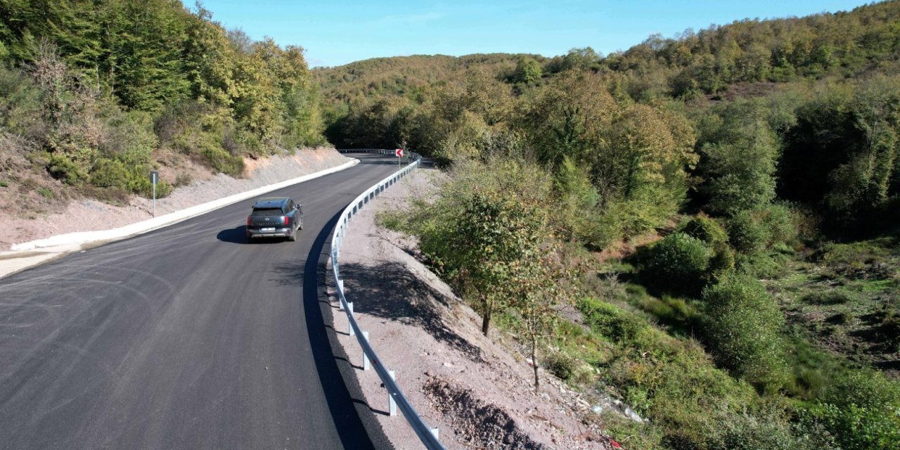 Mudarlı köy yoluna yeni üstyapı