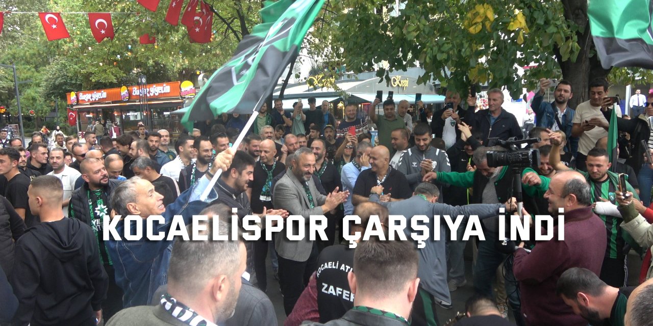 Kocaelispor çarşıya indi