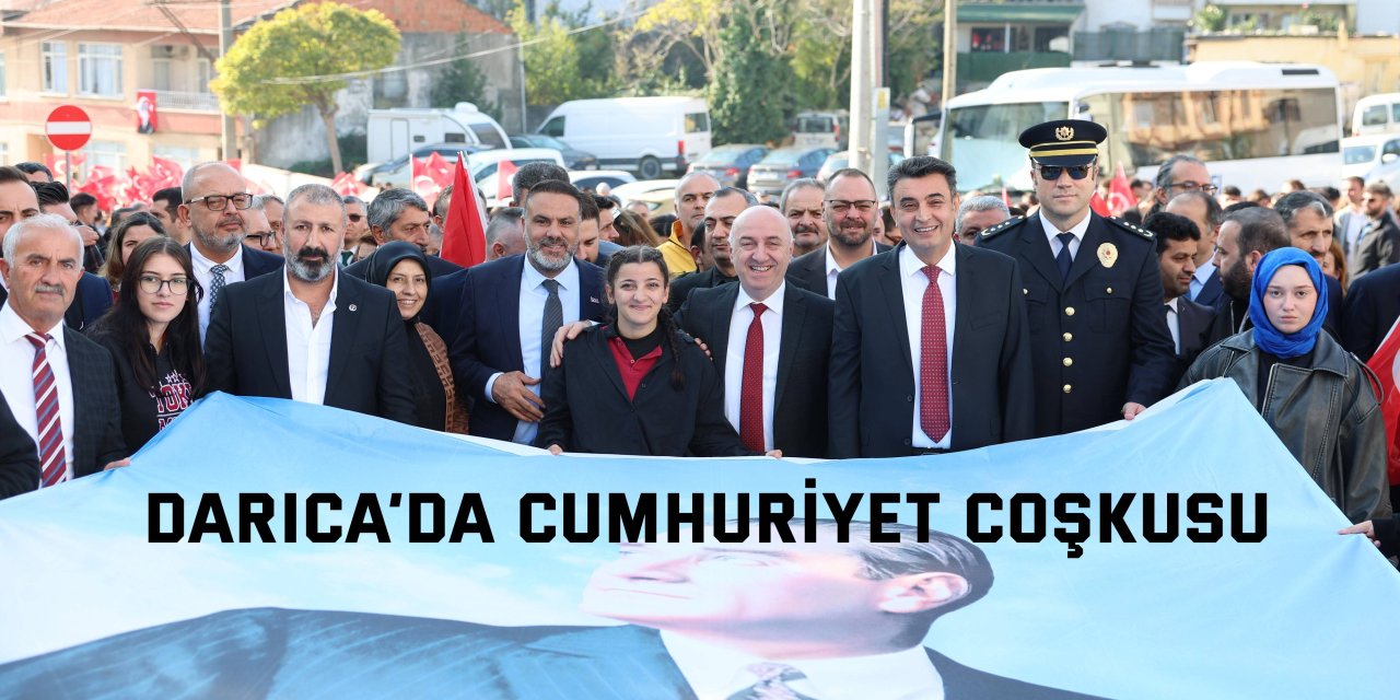 Darıca’da Cumhuriyet coşkusu