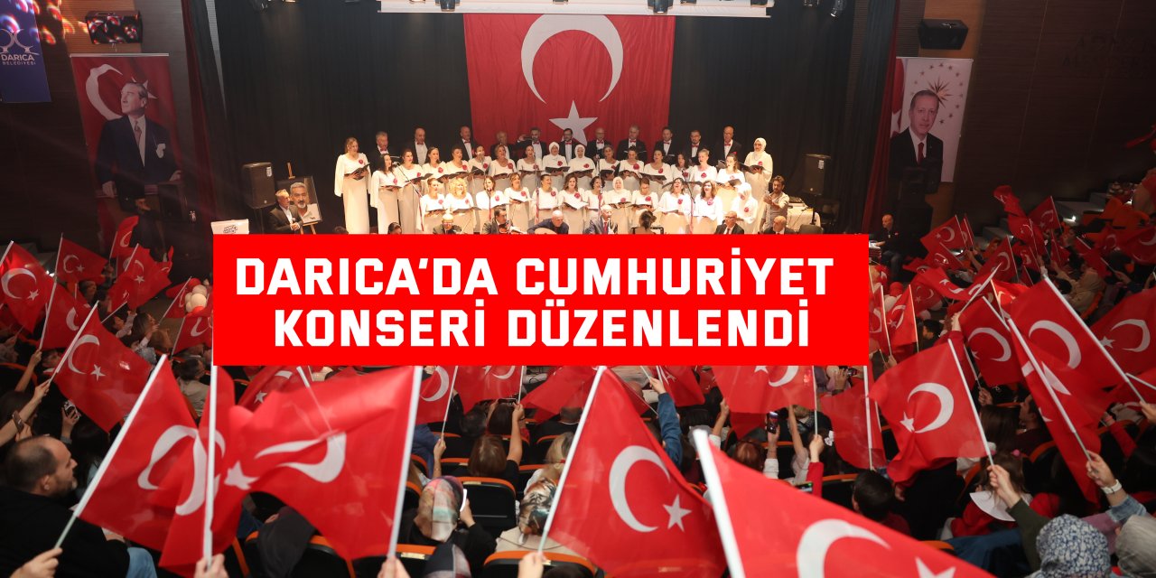 Darıca’da Cumhuriyet  Konseri düzenlendi