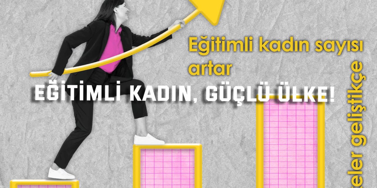 Eğitimli kadın, güçlü ülke!