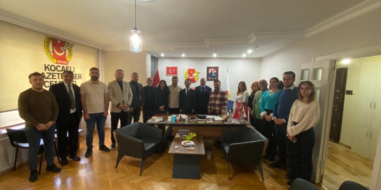 Vali Aktaş’tan Kocaeli Gazeteciler Cemiyetine Ziyaret