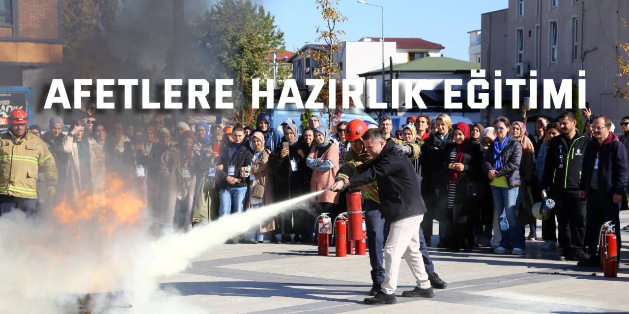 Afetlere hazırlık eğitimi