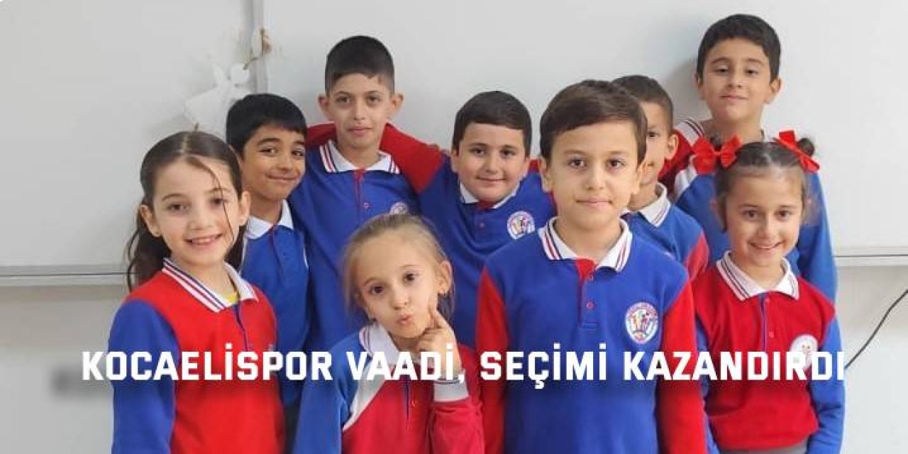 Kocaelispor vaadi, seçimi kazandırdı